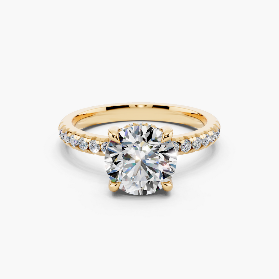 Pave Engagement Ring