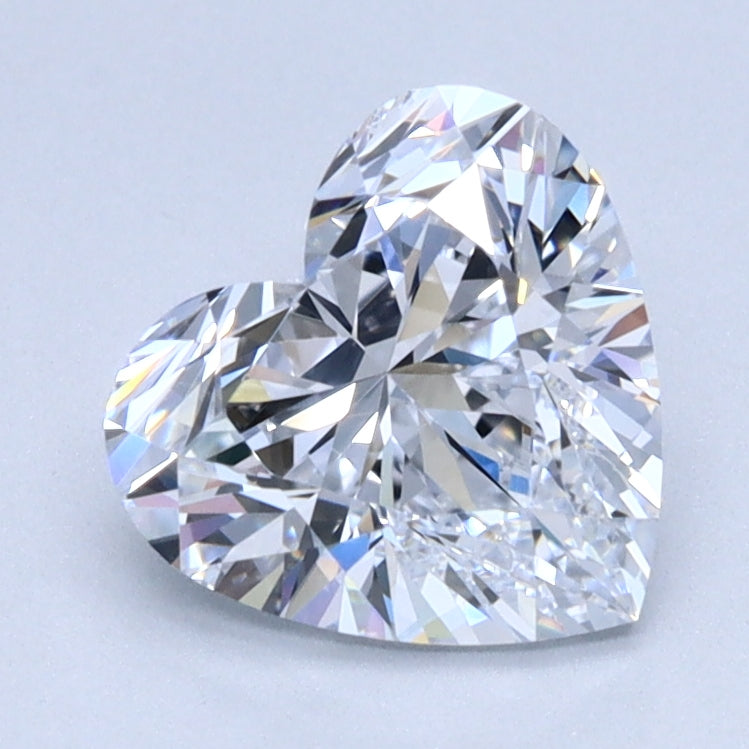 1.5ct HEART Shaped Diamond | E Color | VVS1 Clarity | IGI Certified