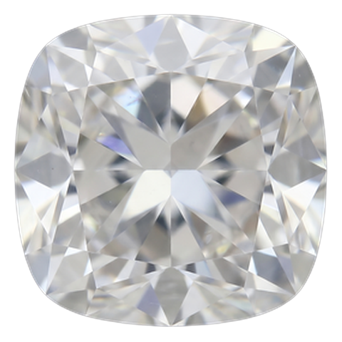 Cushion cut lab grown diamond