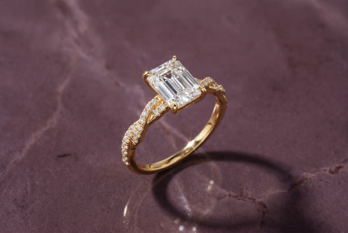 Luxora lab grown diamond engagement ring