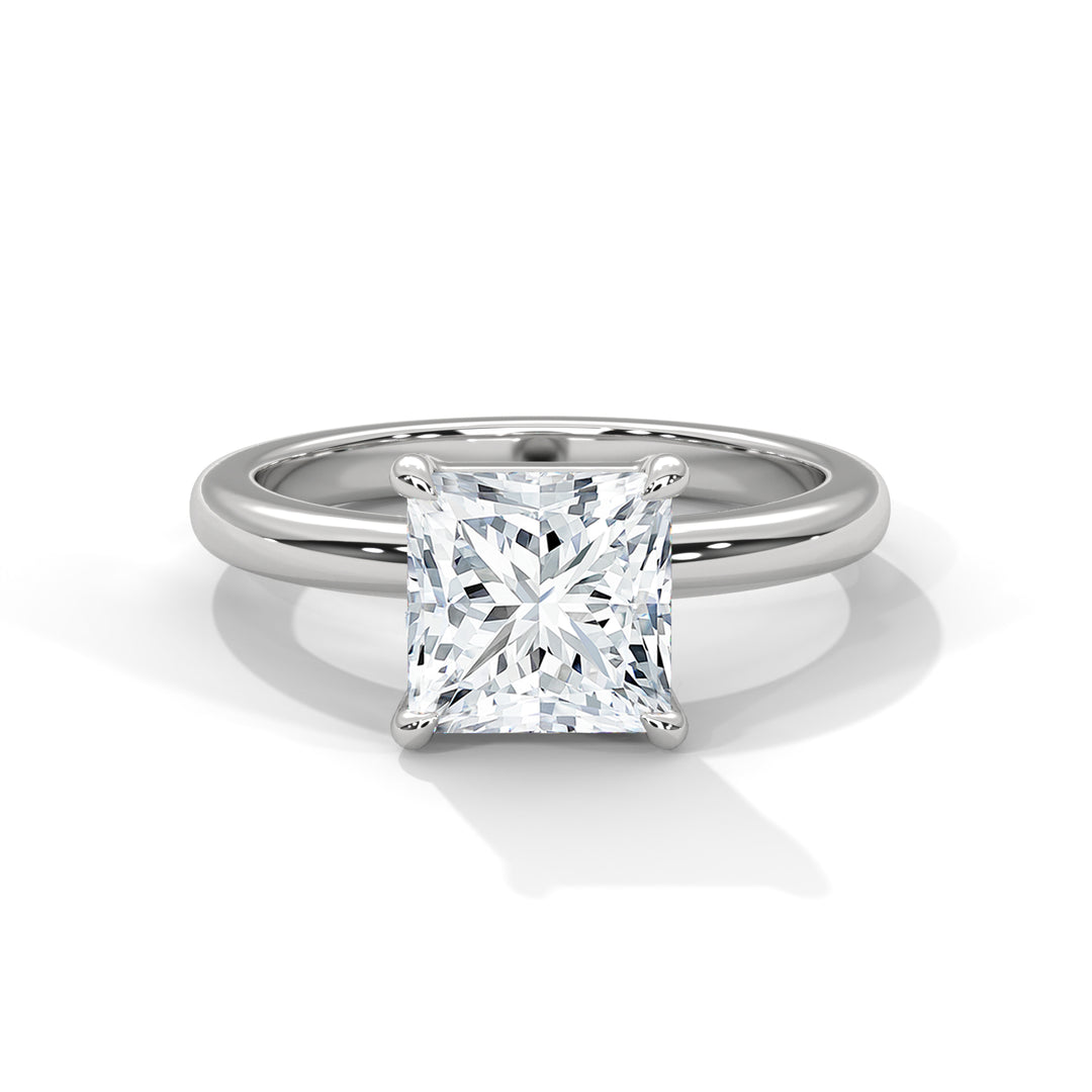 Noja Solitaire 2ct Princess Lab Diamond Engagement Ring