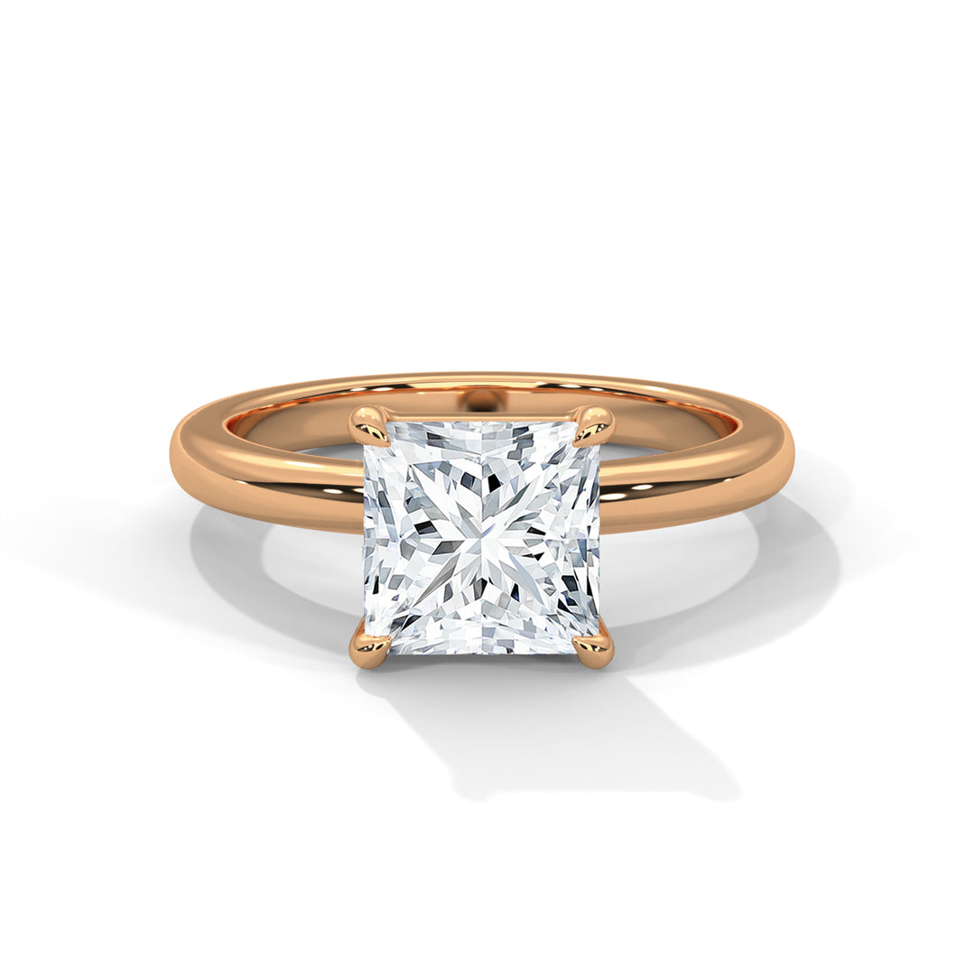 Noja Solitaire 2ct Princess Lab Diamond Engagement Ring