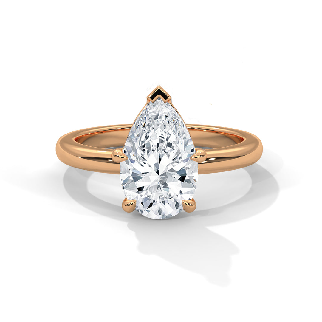 Noja Solitaire 2ct Pear Lab Diamond Engagement Ring