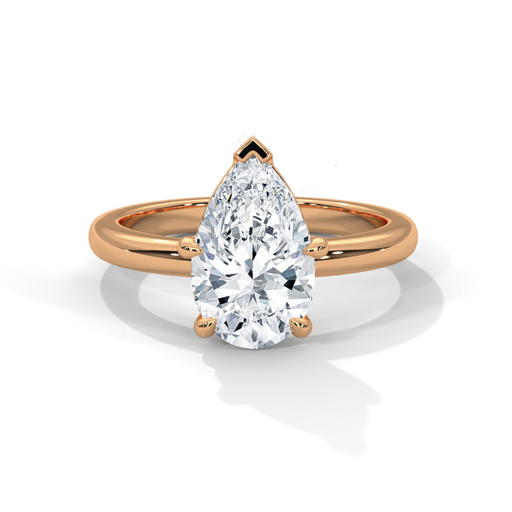 Noja Solitaire 2ct Pear Lab Diamond Engagement Ring