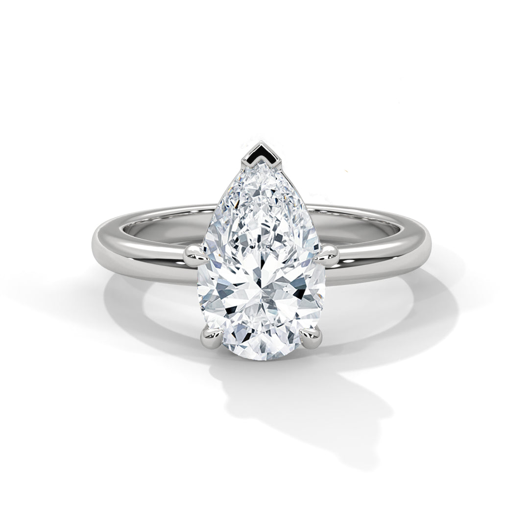 Noja Solitaire 2ct Pear Lab Diamond Engagement Ring