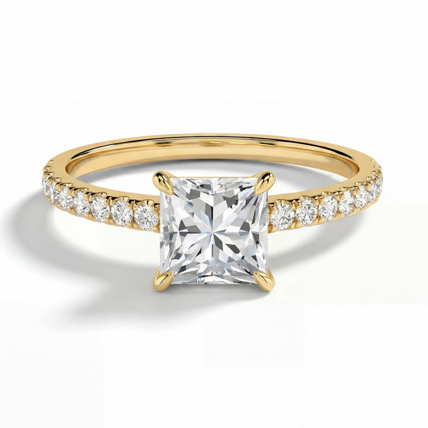 Pave Engagement Ring