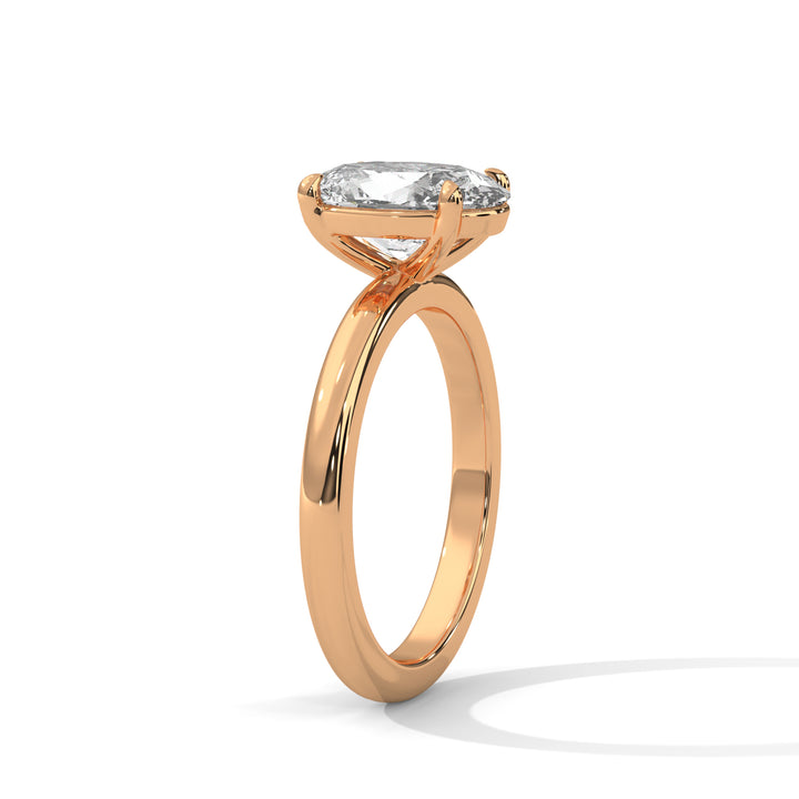 Noja Solitaire 2ct Oval Lab Diamond Engagement Ring