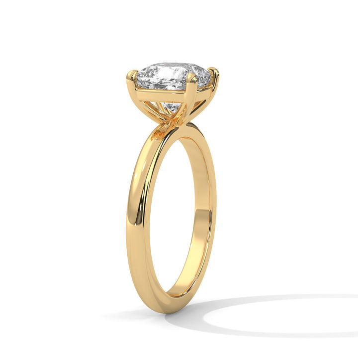 Noja Solitaire 2ct Cushion Brilliant Lab Diamond Engagement Ring