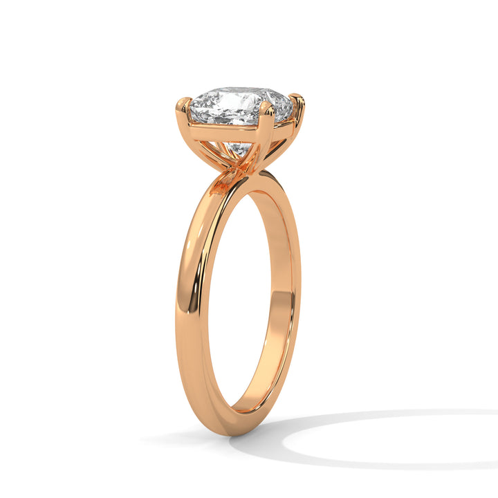 Noja Solitaire 2ct Cushion Brilliant Lab Diamond Engagement Ring