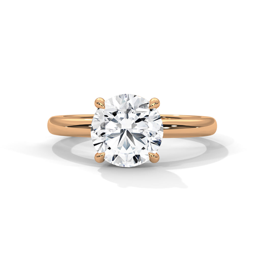 Noja Solitaire 2ct Round Lab Diamond Engagement Ring