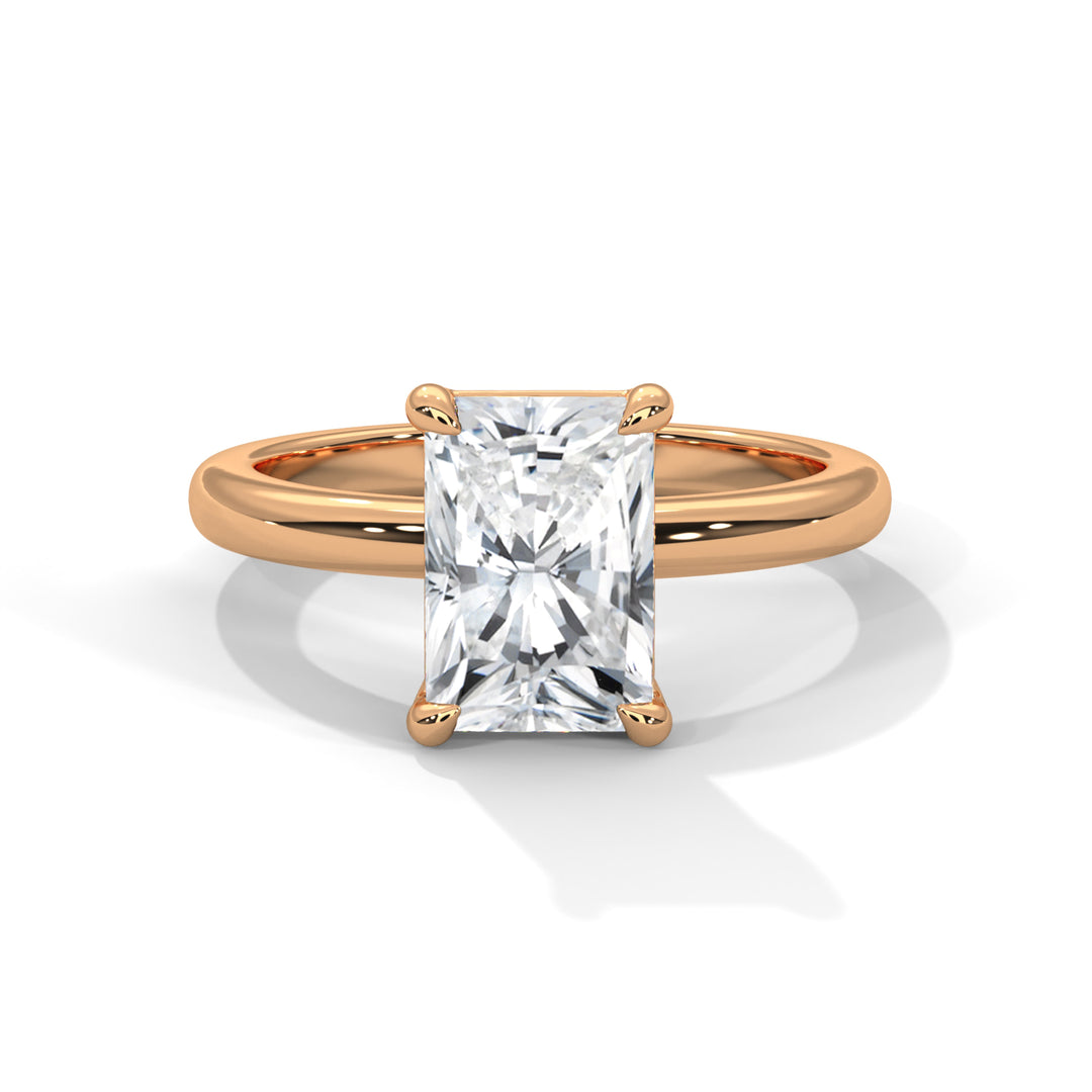 Noja Solitaire 2ct Radiant Lab Diamond Engagement Ring