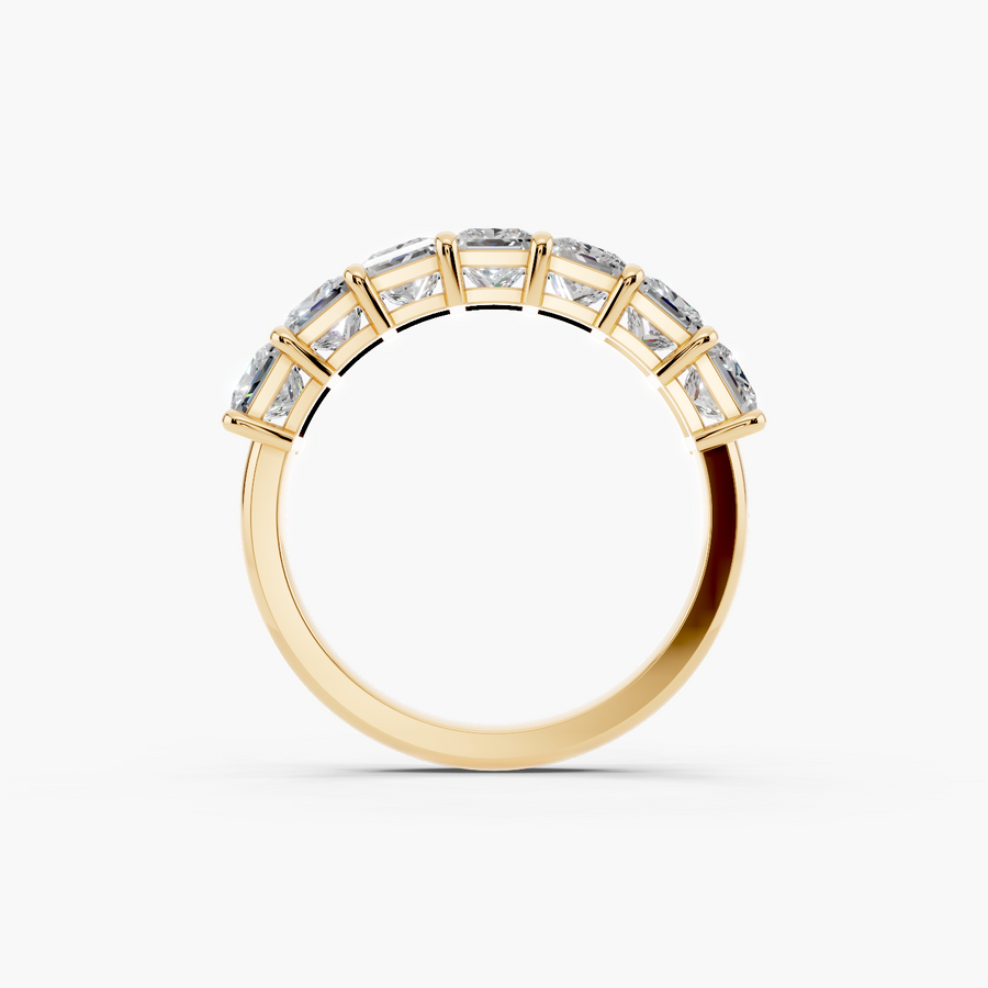 Princess Lab Diamond Anniversary Band — alternate view — Diyona