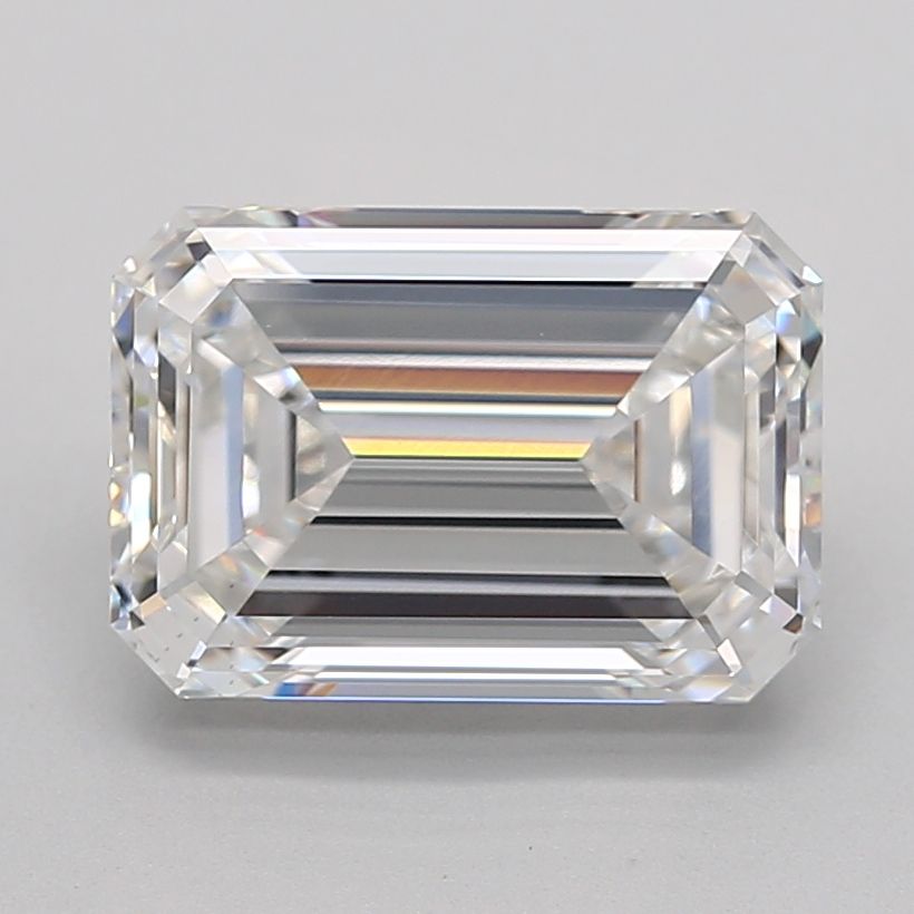 3.82ct Emerald F VS1 Lab Diamond