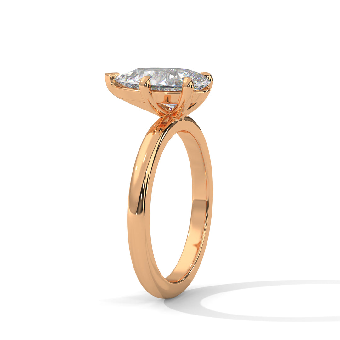 Noja Solitaire 2ct Pear Lab Diamond Engagement Ring