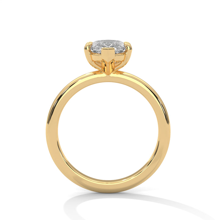 Noja Solitaire 2ct Marquise Lab Diamond Engagement Ring