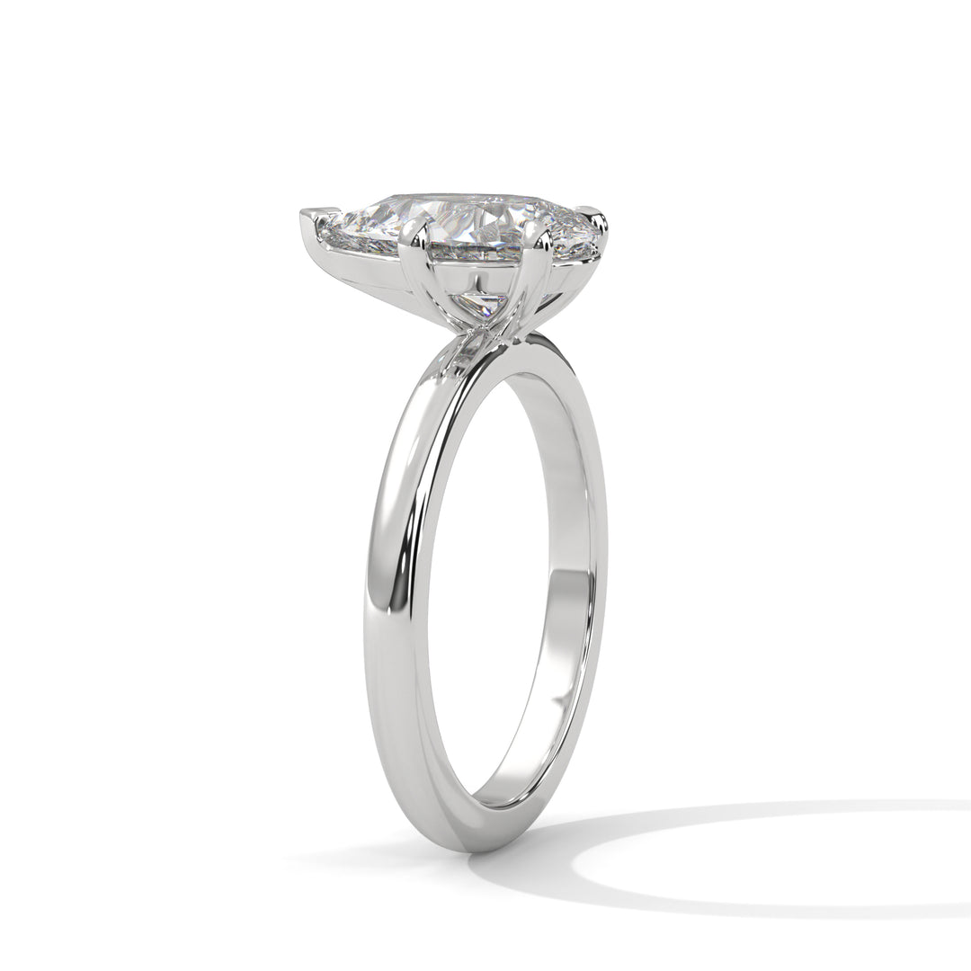 Noja Solitaire 2ct Pear Lab Diamond Engagement Ring