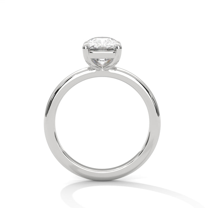 Noja Solitaire 2ct Long Cushion Lab Diamond Engagement Ring