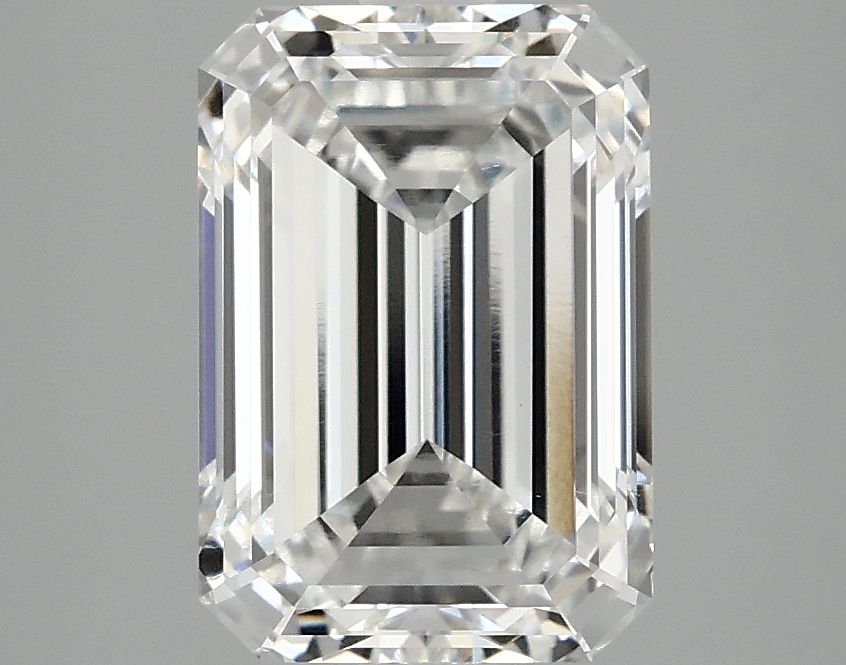 2.84ct Emerald F VVS2 Lab Diamond