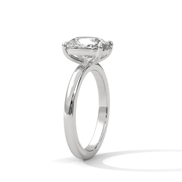 Noja Solitaire 2ct Long Cushion Lab Diamond Engagement Ring