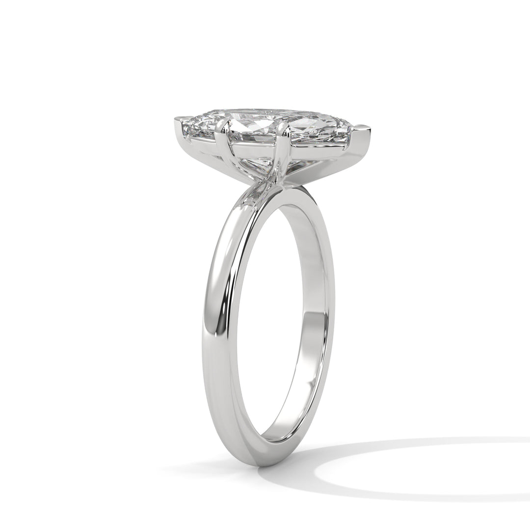 Noja Solitaire 2ct Marquise Lab Diamond Engagement Ring