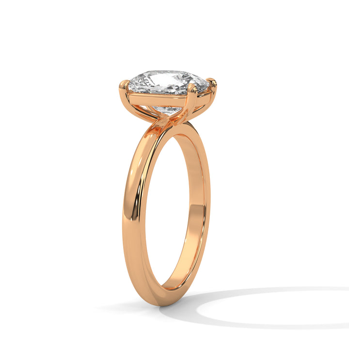 Noja Solitaire 2ct Long Cushion Lab Diamond Engagement Ring