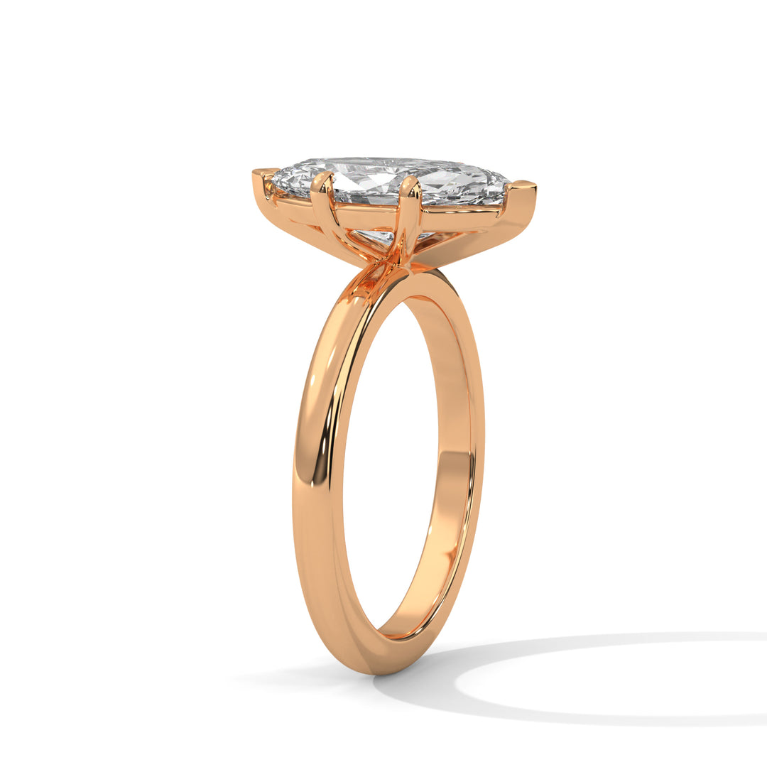 Noja Solitaire 2ct Marquise Lab Diamond Engagement Ring