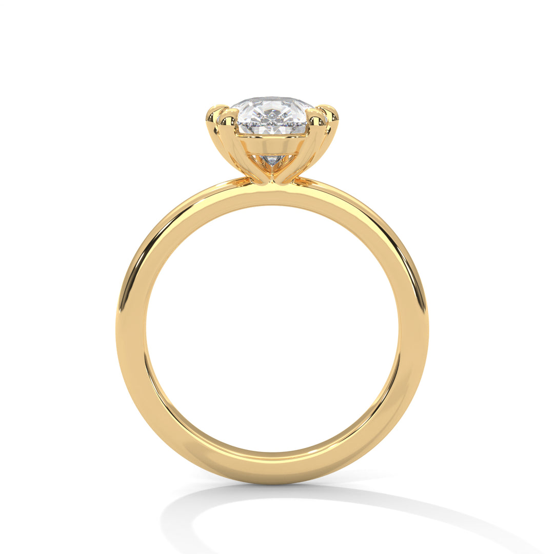 Noja Solitaire 2ct Pear Lab Diamond Engagement Ring