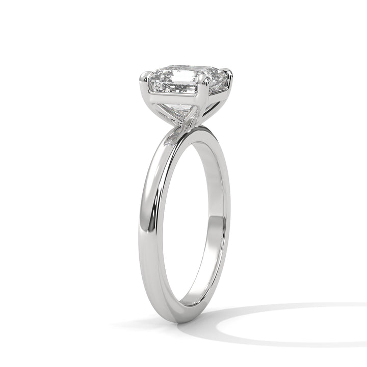 Noja Solitaire 2ct Asscher Lab Diamond Engagement Ring