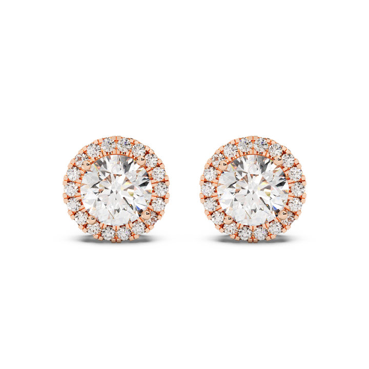 Lab Grown Diamond Pushback Stud Earrings (1 CTW D-E VS1)