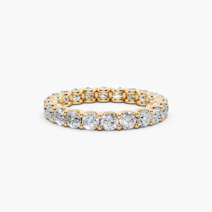 Round Eternity Wedding Band 2 CTW - Top View