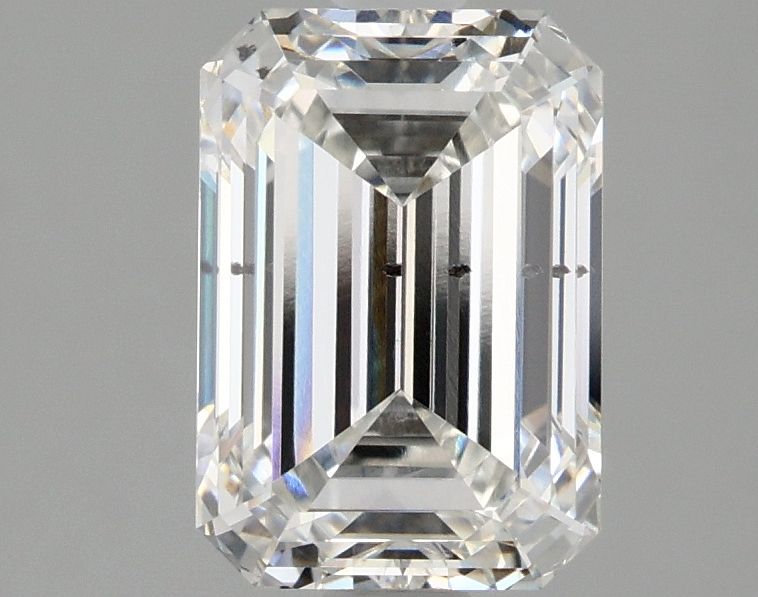 2.11ct Emerald F SI1 Lab Diamond