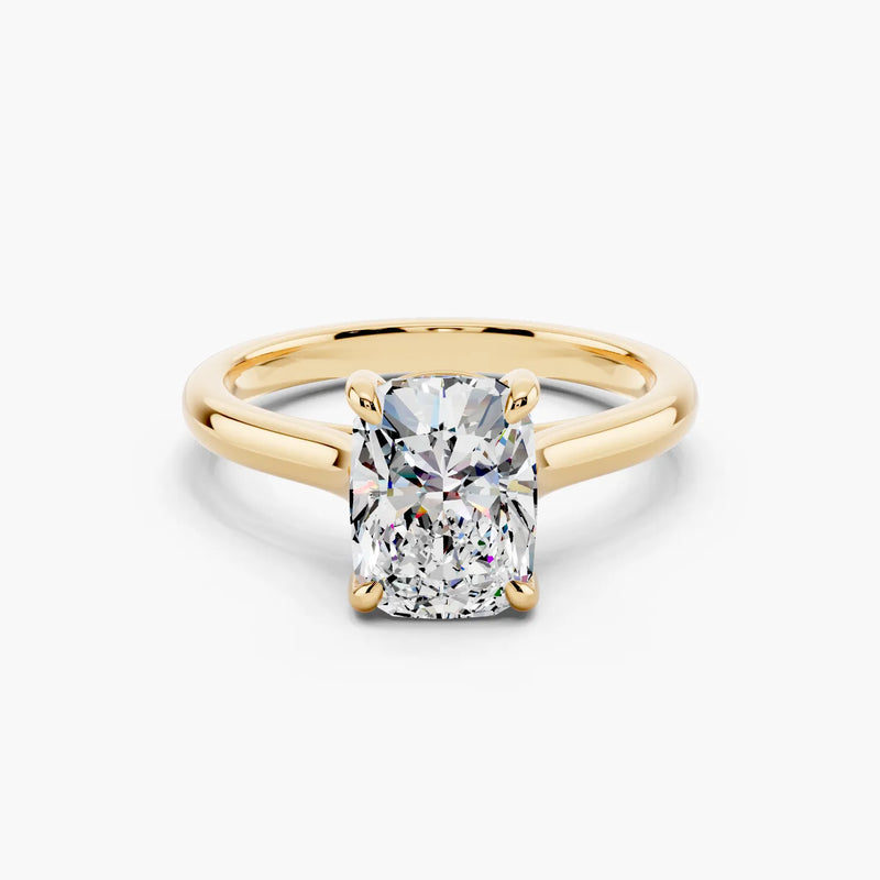 Cathedral Solitaire Engagement Ring