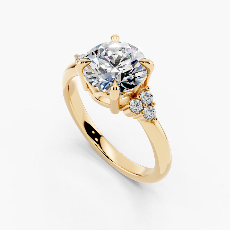 Celestia Engagement Ring — alternate view — Diyona