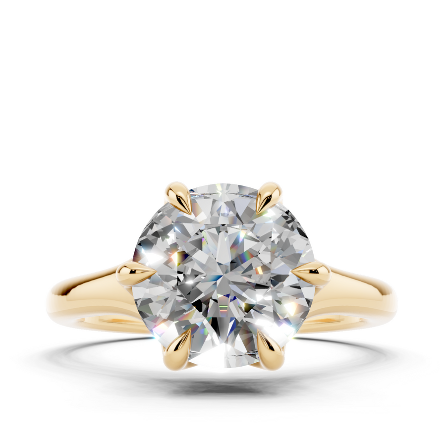 Tulip Cathedral Engagement Ring