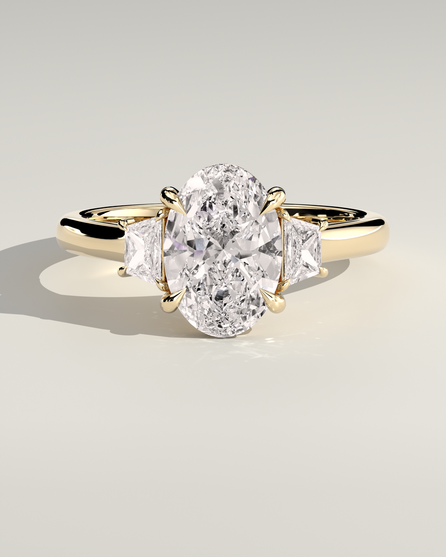 Brilliant Trapezoid Ring