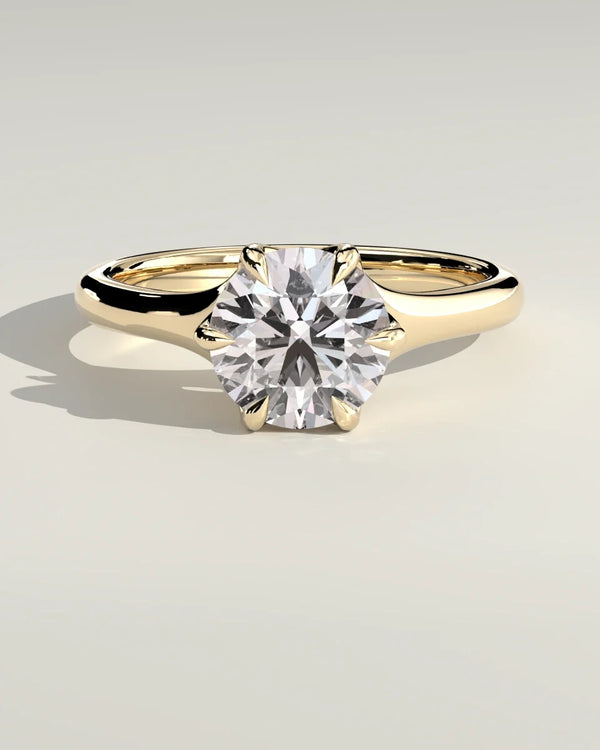 Tulip Cathedral Engagement Ring