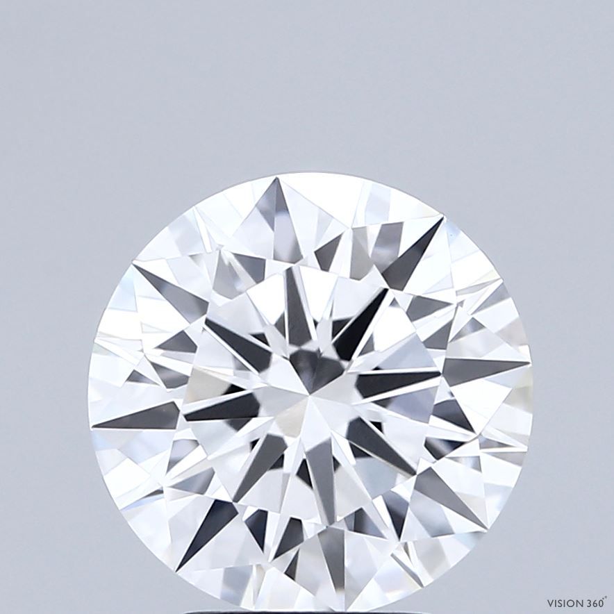 3.32ct Round F VVS1 Lab Diamond