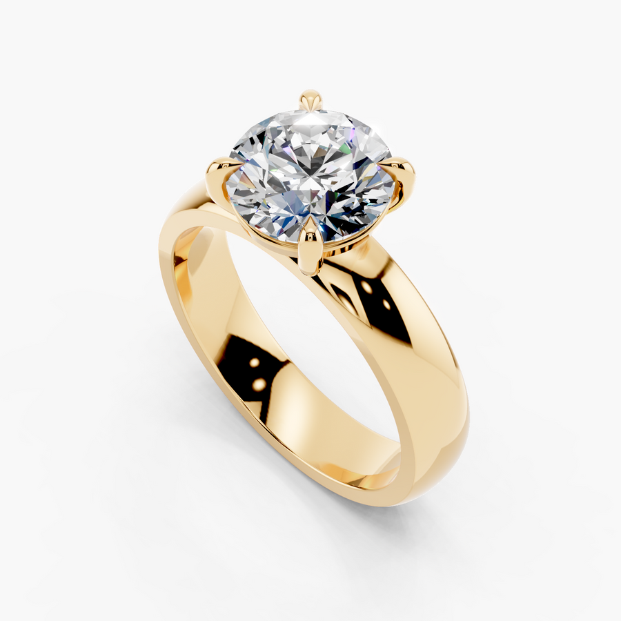 Fortis Engagement Ring — alternate view — Diyona