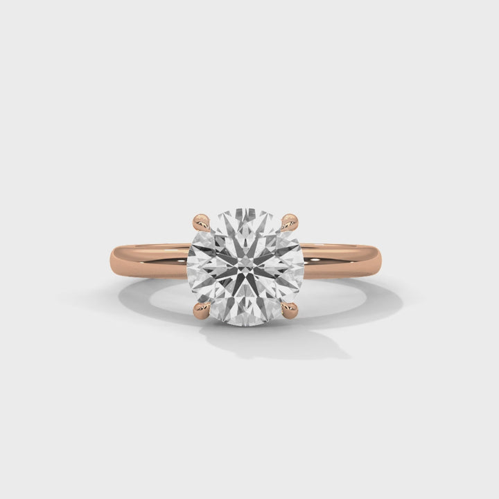 Noja Solitaire 2ct Round Lab Diamond Engagement Ring