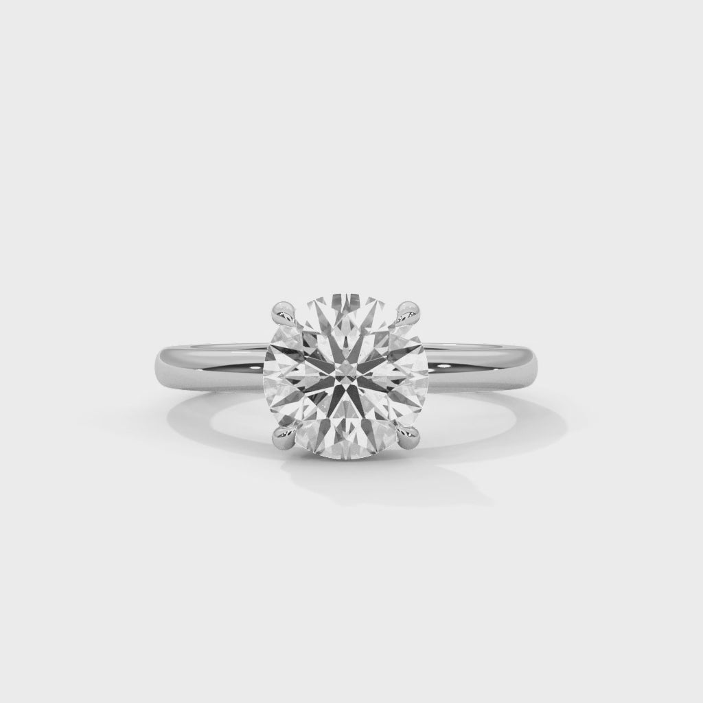 Noja Solitaire 2ct Round Lab Diamond Engagement Ring