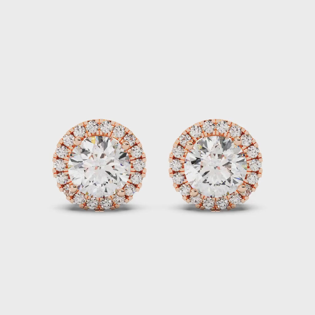 Lab Grown Diamond Pushback Stud Earrings (1 CTW D-E VS1)