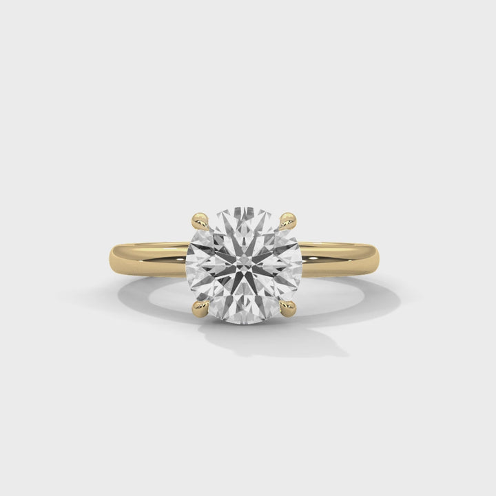 Noja Solitaire 2ct Round Lab Diamond Engagement Ring