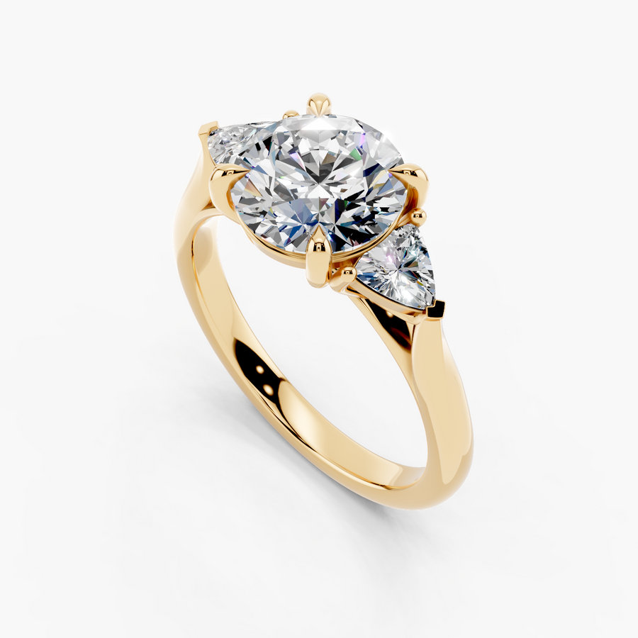 Reverie Engagement Ring — alternate view — Diyona