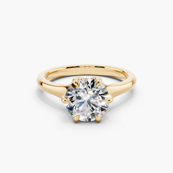 Tulip Cathedral Engagement Ring