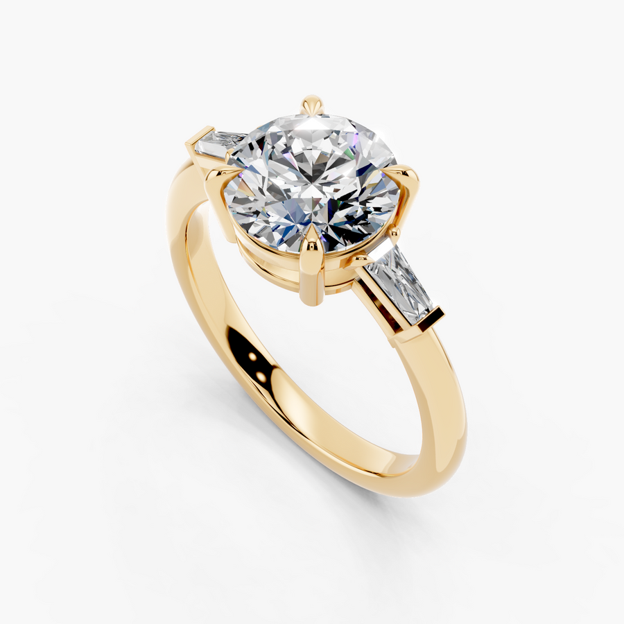 Stellare Engagement Ring — alternate view — Diyona