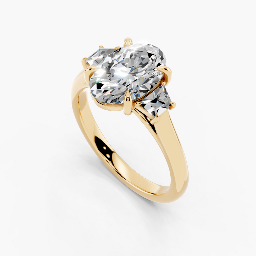 Treza Engagement Ring — alternate view — Diyona