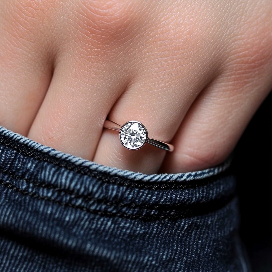 14k White Gold