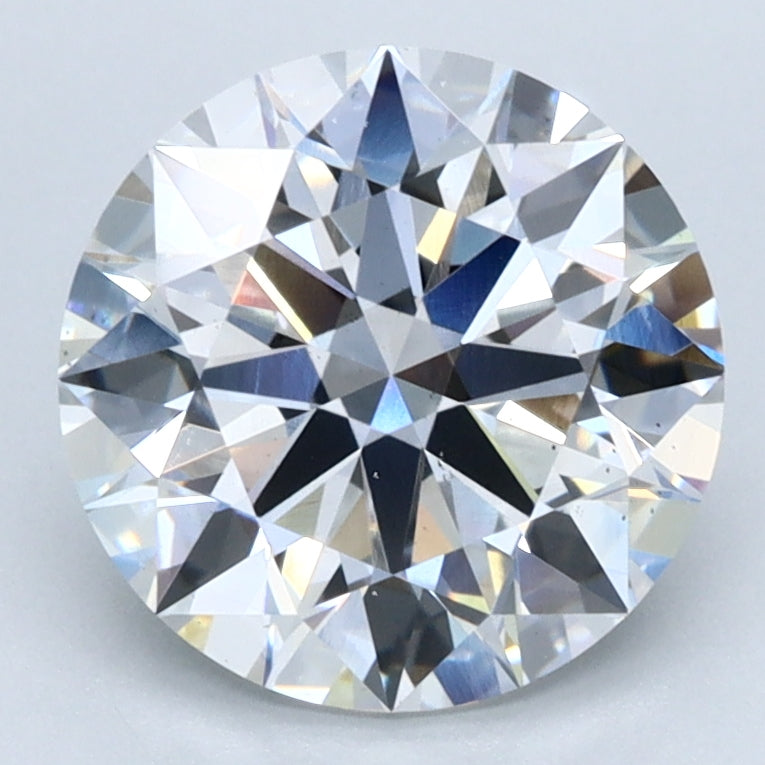 2.51ct ROUND Shaped Diamond | E Color | VS2 Clarity | IGI Certified