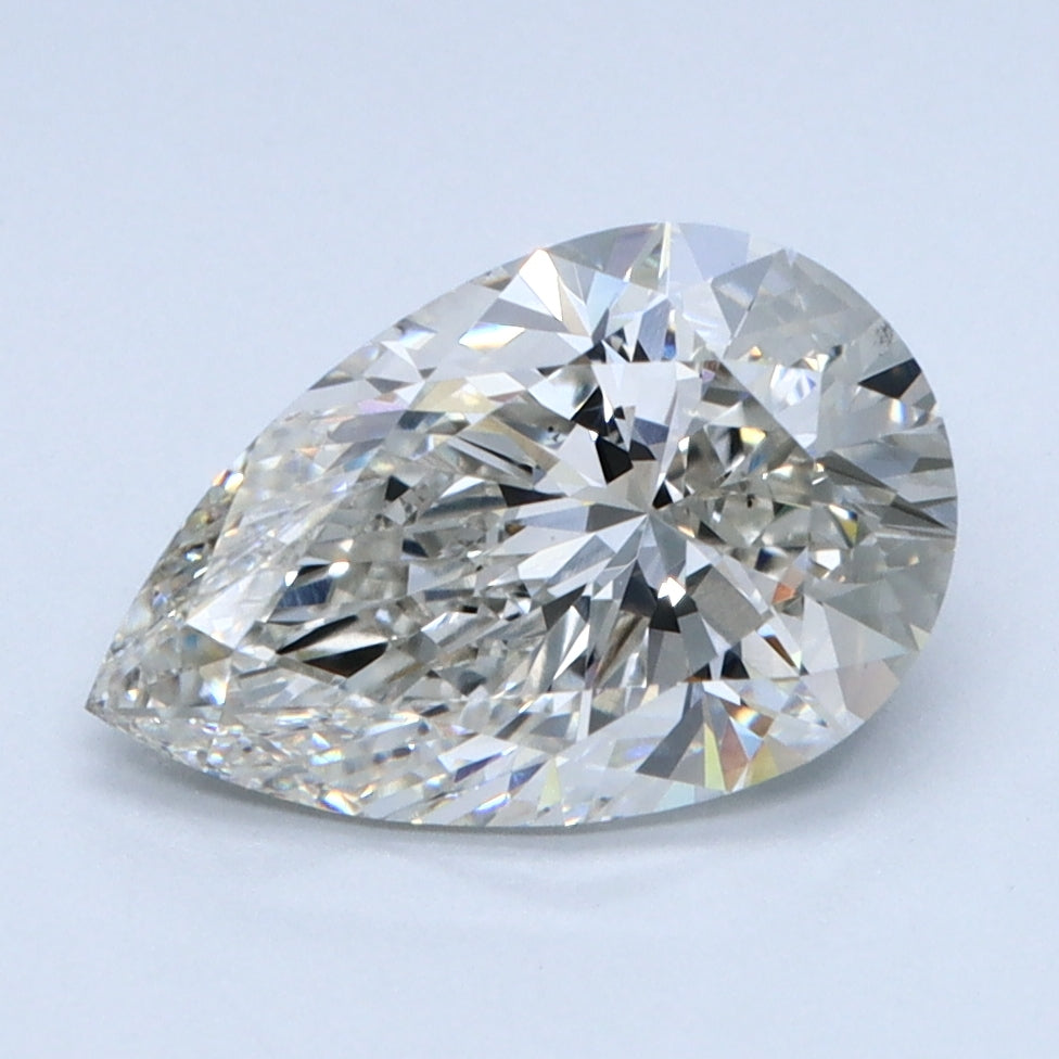 2.02ct PEAR Shaped Diamond | H Color | VS1 Clarity | IGI Certified