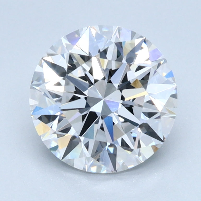 1.61ct ROUND Shaped Diamond | D Color | VVS2 Clarity | IGI Certified